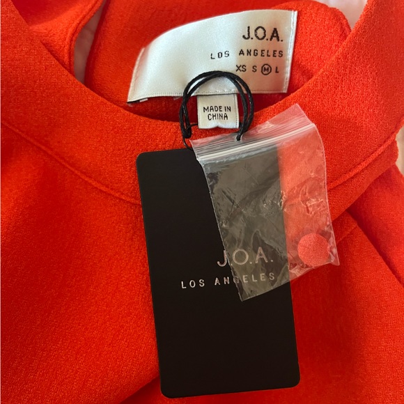 JOA Los Angeles Orange Dress- M - Picture 3 of 4